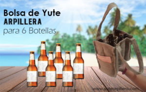 bolsas de yute para 6 botellas