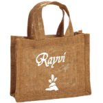 bolsas de yute con fuelle para café