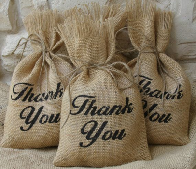 Bolsas de yute para regalos corporativos