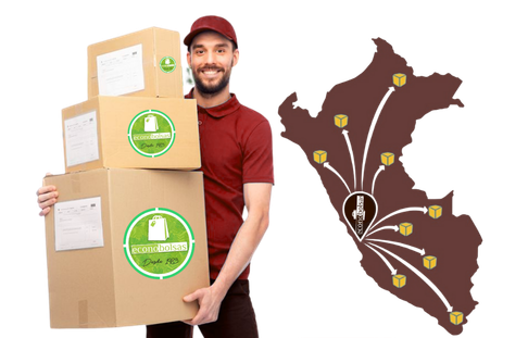 Envíos de bolsas de yute por mayor a todo el Perú