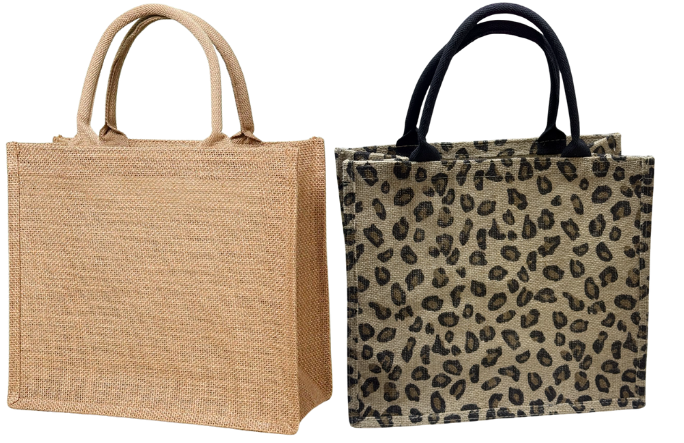 bolsa de playa de yute ecológica y resistente para verano