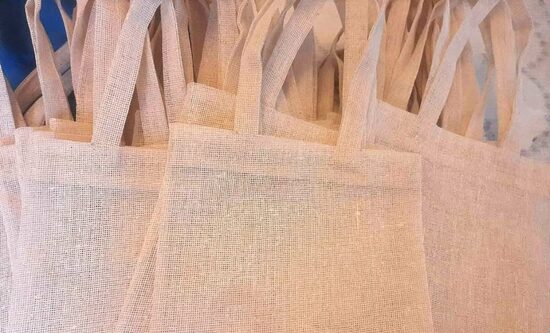 bolsas de yute planas por mayor