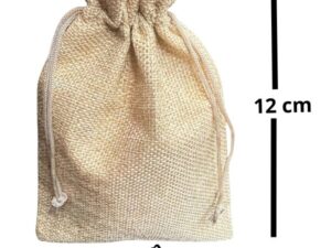 Bolsa Ajustable de Yute 10x12 cm